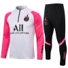 Paris Saint Germain Trainings Sweatshirt Pak Kwart-Zip 2021-22 Wit Zwart Paris Saint Germain Trainings Sweatshirt Pak Kwart-Zip 2021-22 Wit Zwart